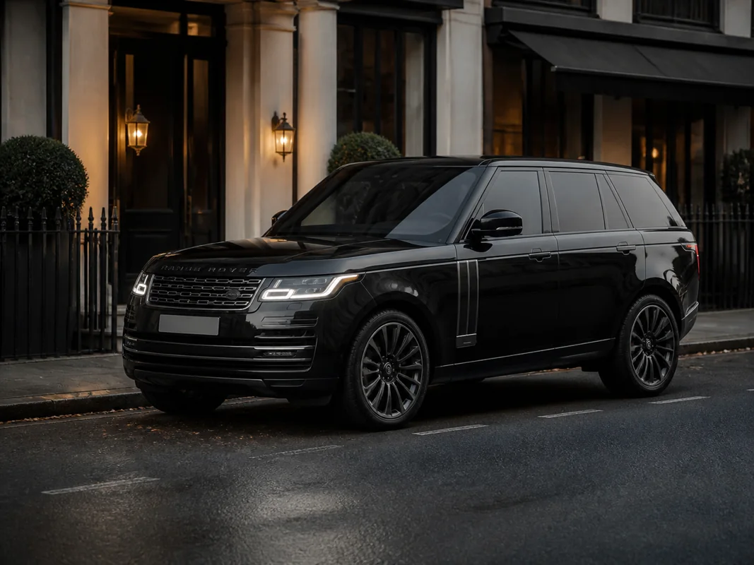 Black Range Rover Autobiography luxury SUV